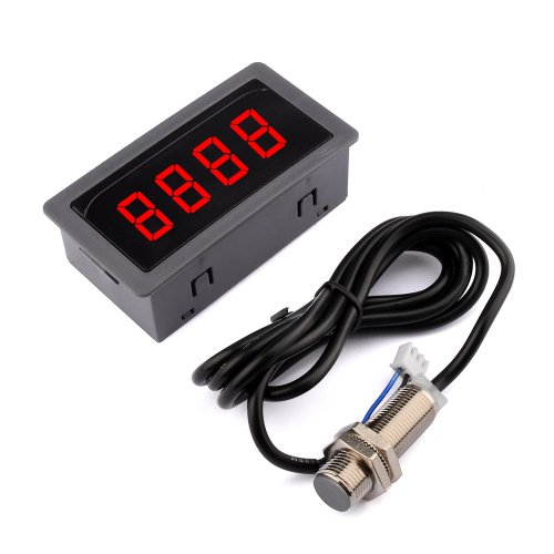 Image de Tachymètre Numérique LED 8-24V avec Capteur Hall NPN