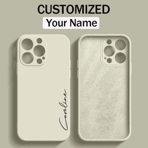 Bild von Personalisierte iPhone-Hülle mit Luxus-Initialen