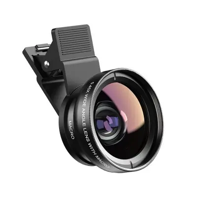 Image de Objectif Macro 12.5x + Grand Angle 0.45x pour Smartphone
