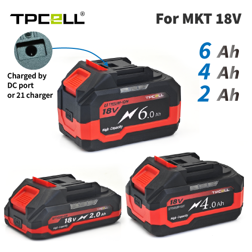 Image of TPCELL 21V 2/4/6AH For Makita 18V Battery Power Tools Li-ion Replacement LXT BL1850 BL1840 for 18 V Screwdriver with BMS