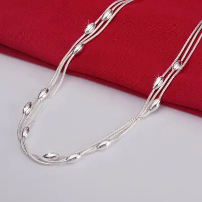 Image de Collier de Perles Argent Sterling 925 - Élégance Féminine