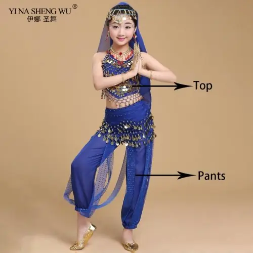 Image de Costumes de Danse du Ventre pour Filles - 6 Couleurs