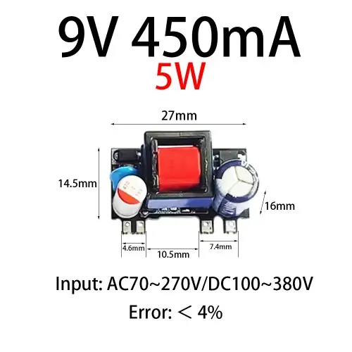 9V 450MA