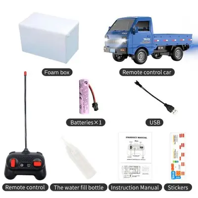 Image de RC Camion Cargo 1:18 - Télécommandé avec Lumières & Pulvérisation