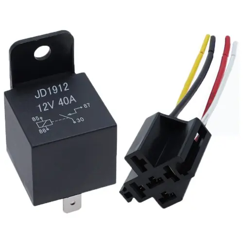 Image de Relais Auto Étanche 40A - 12V/24V - 4P/5P