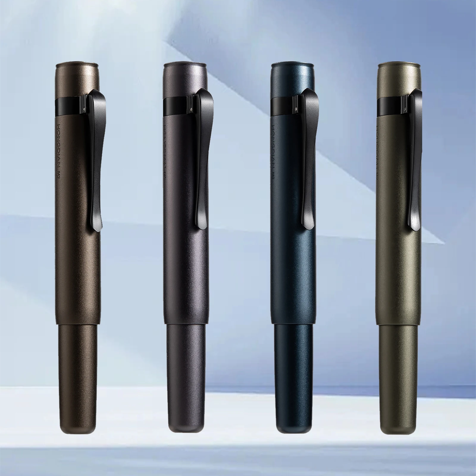 Afbeelding van Hongdian M2 Vulpen Mini Black Forest Metaverse Ontwerp - Hoge Kwaliteit Schrijfpen met EF Penpunt voor School, Kantoor en Cadeau