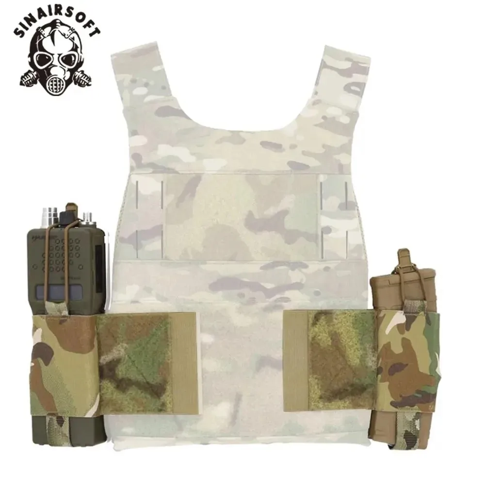 Image of Tactical Wingman V2 Ferro-Style Elastic Radio Holder & Magazine Pouch for Airsoft, Hunting, and Outdoor Survival Gear – FCPC V5 Side Pack with Secure Fit and Durable Design