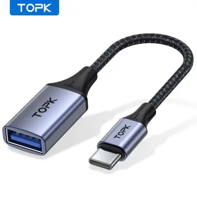 Image de Adaptateur USB-C vers USB-A - Connectivité Rapide pour MacBook et Smartphones