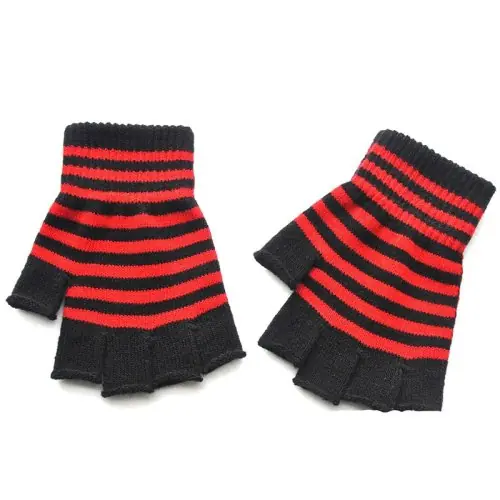 Image de Gants Hiver Unisexe Rayés - Chauds & Pratiques