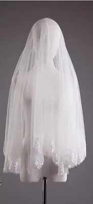 Image de Voile de Mariée Noir 3m - Dentelle & Tulle Doux