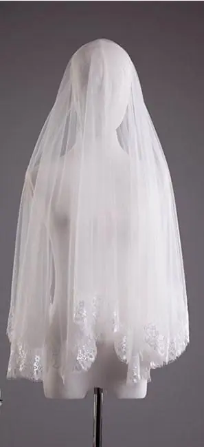 Image de Voile de Mariée Noir 3m - Dentelle & Tulle Doux