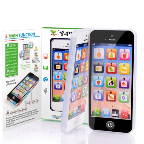 Afbeelding van Kinderen Simulatie Telefoon voor Baby's met Muziek en Licht - Educatief Speelgoed om Engels te Leren, Vocaal Mobiel met Geluid en Interactieve Functies