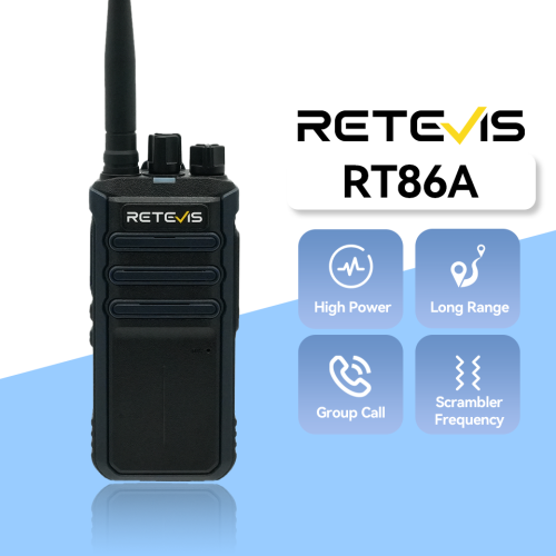 Image de Talkie-Walkie Retevis RT86A - Longue Portée & Batterie 2500mAh