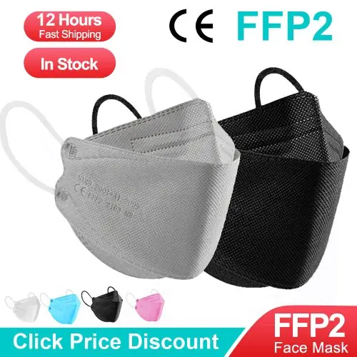 Image de Masque FFP2 Protection Respiratoire - 4 Couches Anti-Poussière