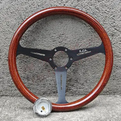 Image de Volant en Bois 14 Pouces - Design Classique & Sportif