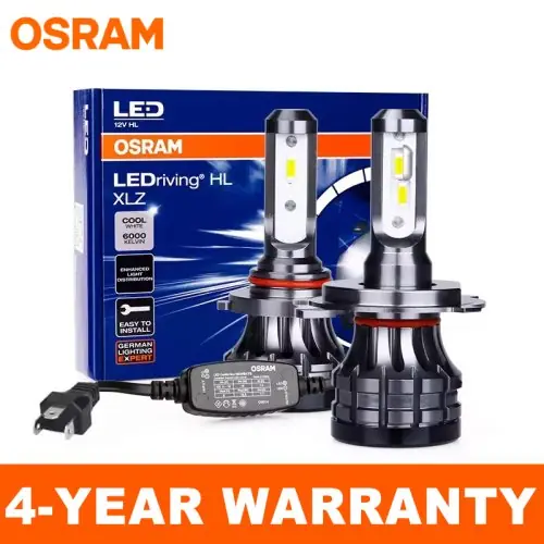 Image de Ampoules LED H7/H4 pour Phares de Voiture - Lumière Blanche 6000K