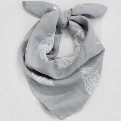 Image de Écharpe Bébé en Mousseline Coton & Bambou - 60x60 cm