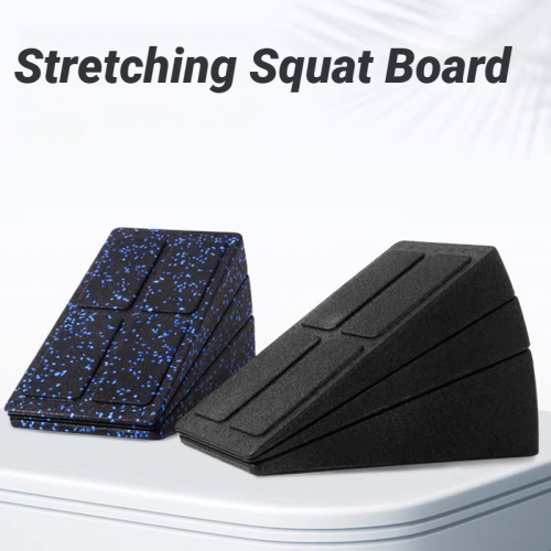 Immagine di Set da 3 Blocchi Yoga Regolabili con Cuneo Antiscivolo per Squat, Allenamento Funzionale e Palestra - Incl. Rampa e Piede di Vitello