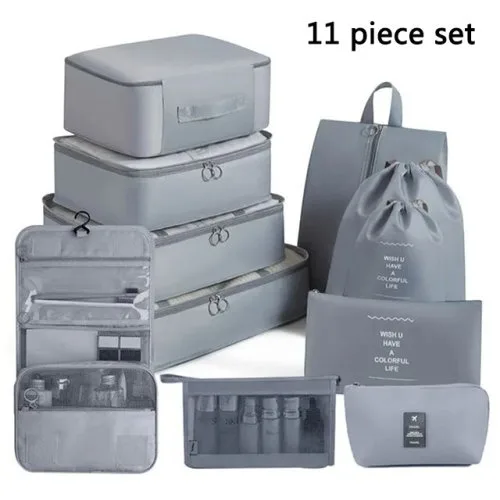 Juego 11 piezas gris
