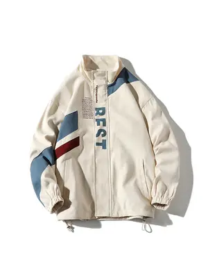 Image de Veste Patchwork Homme - Style Hip Hop Street 2023