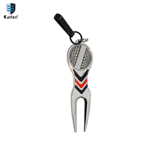 Bild von Caiton Hochwertiges Golf-Pitchot-Reparaturwerkzeug, Material aus Aluminiumlegierung und abnehmbarem Golfballmarker