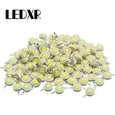 Image de Perles LED Haute Puissance - 1W, 3W, 5W - Blanc Chaud, Rouge, Jaune, Bleu, Vert, Orange