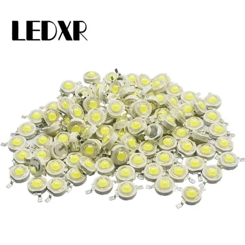 Image de Perles LED Haute Puissance - 1W, 3W, 5W - Blanc Chaud, Rouge, Jaune, Bleu, Vert, Orange