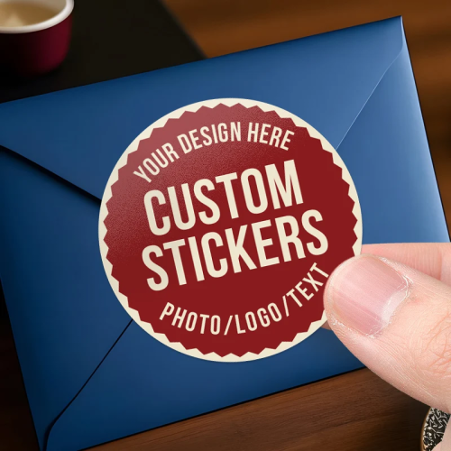 Imagen de Kit de hacer pegatinas personalizado para proyectos de bricolaje: diseños de texto/carga de fotografías personalizados para accesorios para mascotas, álbumes de recortes y manualidades