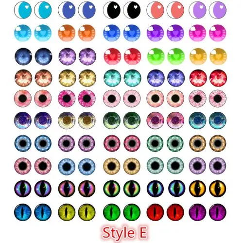 Image de Yeux de Dragon en Verre - Cabochons DIY pour Bijoux