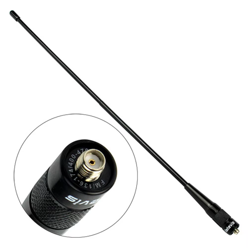Imagen de Retevis RHD-771 H777 accesorios para walkie-talkie antenas SMA-F SMA-M HA02 VHF UHF antena de doble banda para Baofeng Retevis RT5R