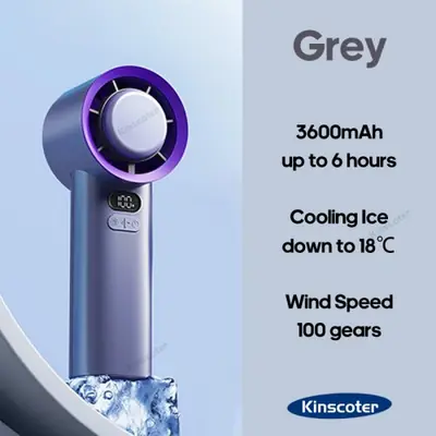 Image de Mini Ventilateur Portable Turbo - 100 Vitesses Réglables