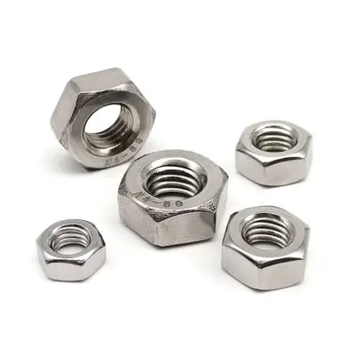 Image de Écrous Hexagonaux Inox M1 à M8 - Lot de 10 à 100 Pièces