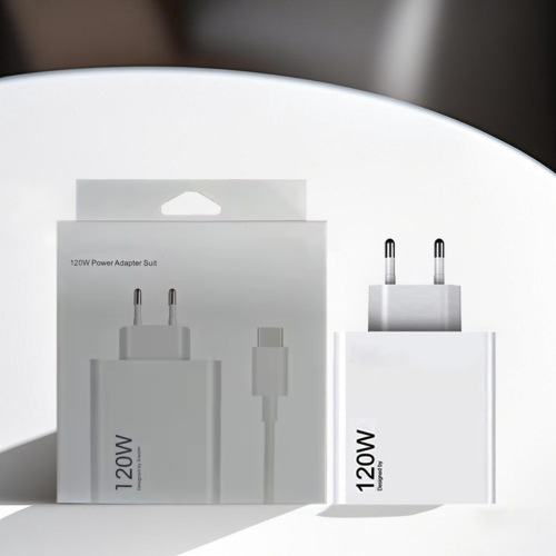 Zdjęcie Ładowarka szybkiego ładowania 120W Turbo Hyper Charge – kompatybilna z Xiaomi Mi 15, 14, 13, 11T, Ultra Pro, Redmi 12C, Note 11, 14, Poco F6, F7, X7 Pro