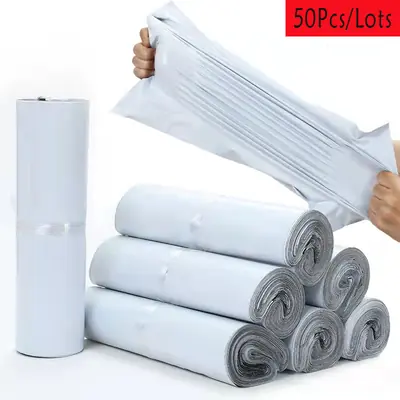 Sacs d'expédition auto-adhésifs gris/blanc - Livraison rapide & sécurisée