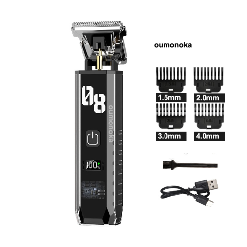 Imagen de Nuevo en recortadora de barba, máquina cortacésped, maquinilla de afeitar para hombres, afeitadora d...