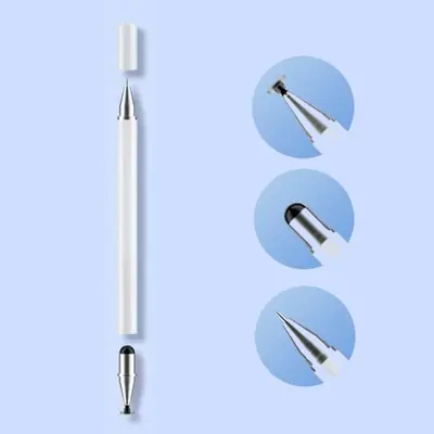 Image de Stylet Tactile 3-en-1 pour Tablettes et Smartphones