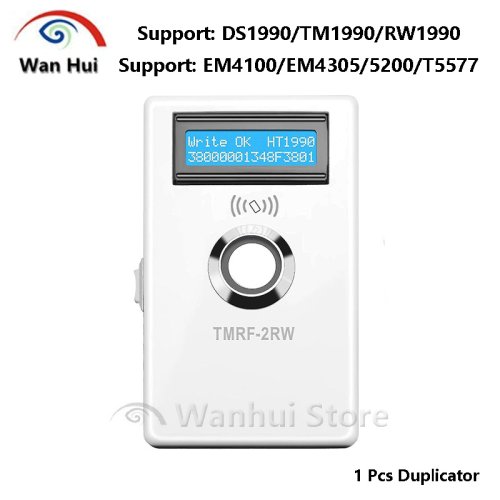 Imagen de Programador RFID DS1990A con Clonación y Duplicación para Control de Acceso 125kHz - Incluye Lector y Escritor T5577