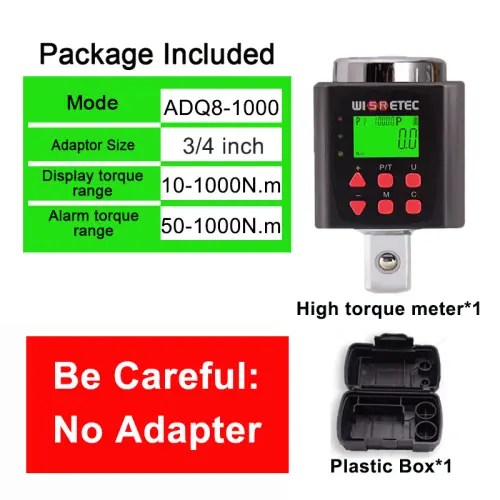10-1000N.m(0.75inch)