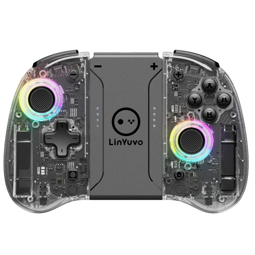 Bild von Linyuvo KS37B Meteor Light Wireless Controller für Nintendo Switch OLED – Mit Programmierbarer Bewegungssteuerung, Dual-Vibration und Turbo-Funktion