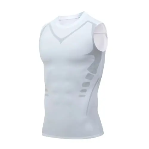 Image de Débardeur de Compression Homme - Séchage Rapide & Performance
