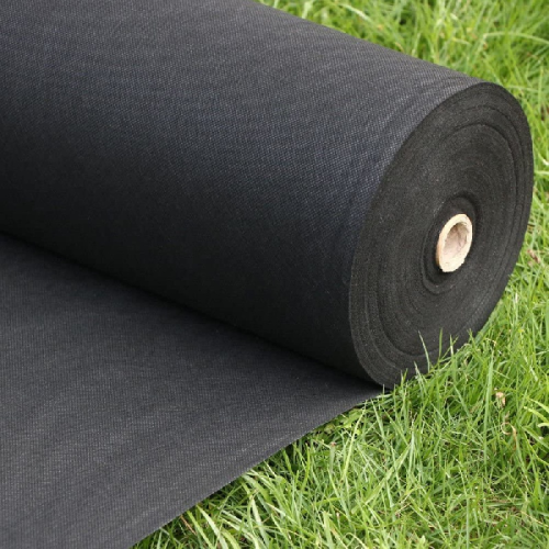 Image of Garden Landscape Fabric Weed Barrier Heavy Duty Driveway Gardening Mat Polypropylene Ground Cover Flower Vegetable Raised Beds