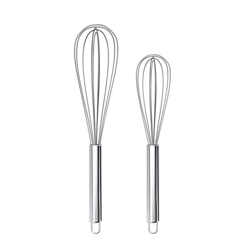 Image of Premium Stainless Steel Egg Whisk Set – 8, 10, and 12 Wire Balloon Whisks for Mixing, Whipping, and Beating Eggs, Milk, Cream & More in the Kitchen