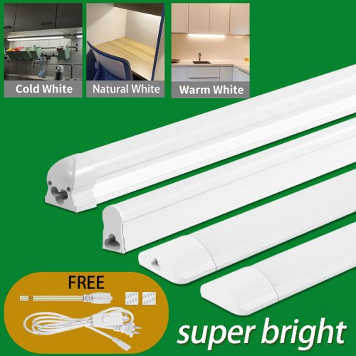 Image of Super Bright LED Cabinet Light Tube – 20W T5 Indoor Lighting for Kitchen, 110V/220V Adjustable Bar Lamp with Energy-Saving Design
