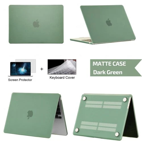 Mat donker groen