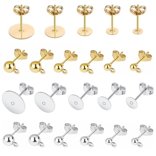 Image de Kit de Boucles d'oreilles en Argent 925 - 50 pcs pour Création DIY