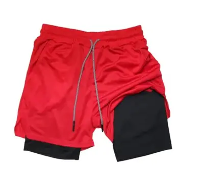 Image de Short de Sport Camouflage 2-en-1 pour Hommes