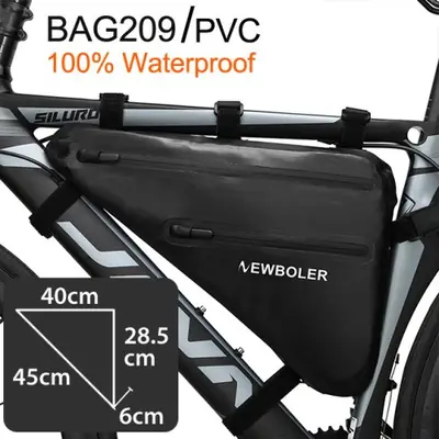 Image de Sac de Vélo Étanche Triangulaire pour Guidon