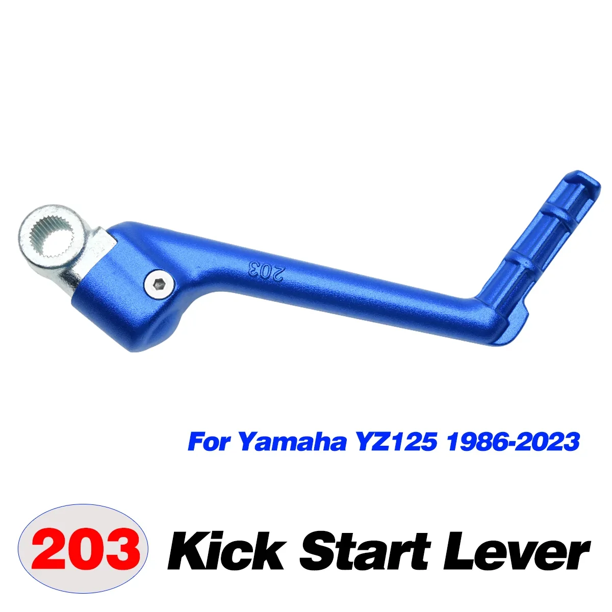Immagine di Per Yamaha YZ WR 125 YZ250 YZ250F YZ250X YZ250FX YZ450F YZ450FX WR450F Moto Forgiato Kick Start Leva Pedale Leve 1986-2023
