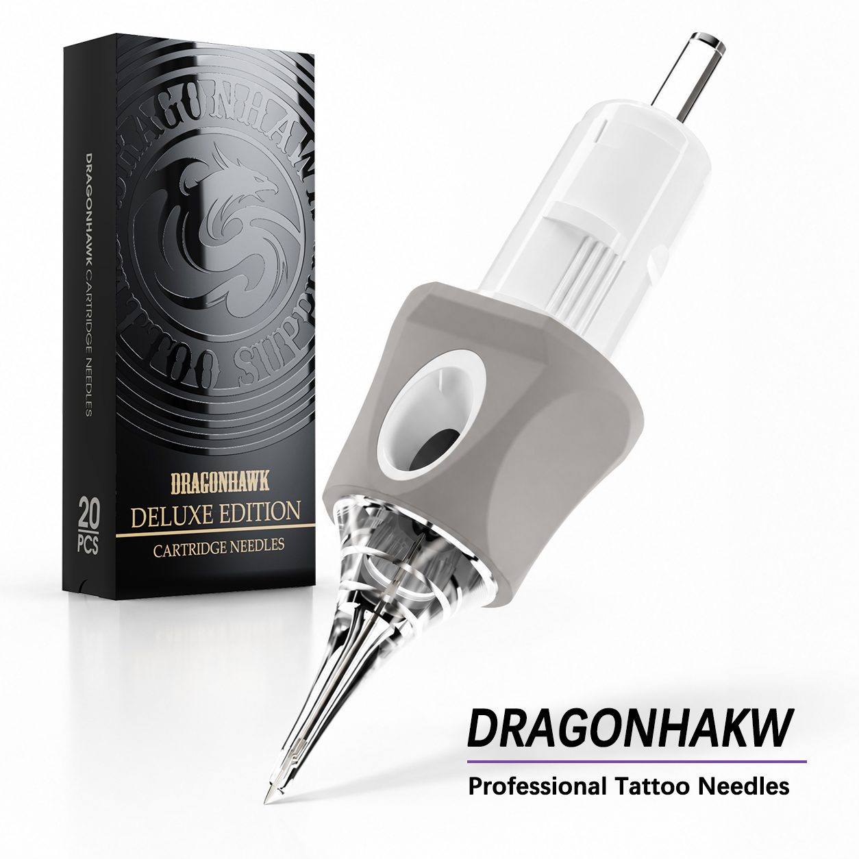 Immagine di Dragonhawk Glide Extra Liscio Usa E Getta 20 pz/scatola Cartucce Per Tatuaggi Aghi per Forniture Per Macchine Per Tatuaggi Rotanti