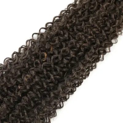 Image de Extensions Cheveux Synthétiques Afro Bouclés Ombre Brun-Blond 28"